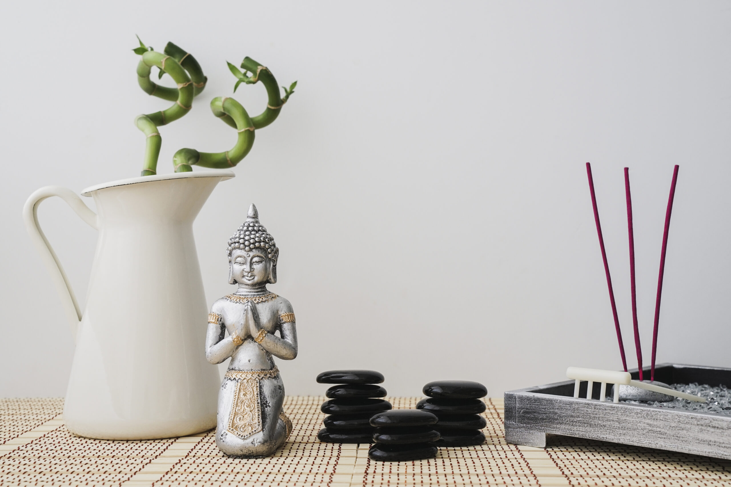 relaxingcompositionwithbuddhafigure